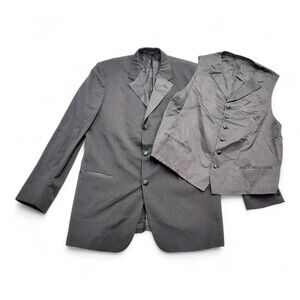 Hugo Boss Chaplain Virgin Wool Tuxedo Jacket &‎ Vest 52R